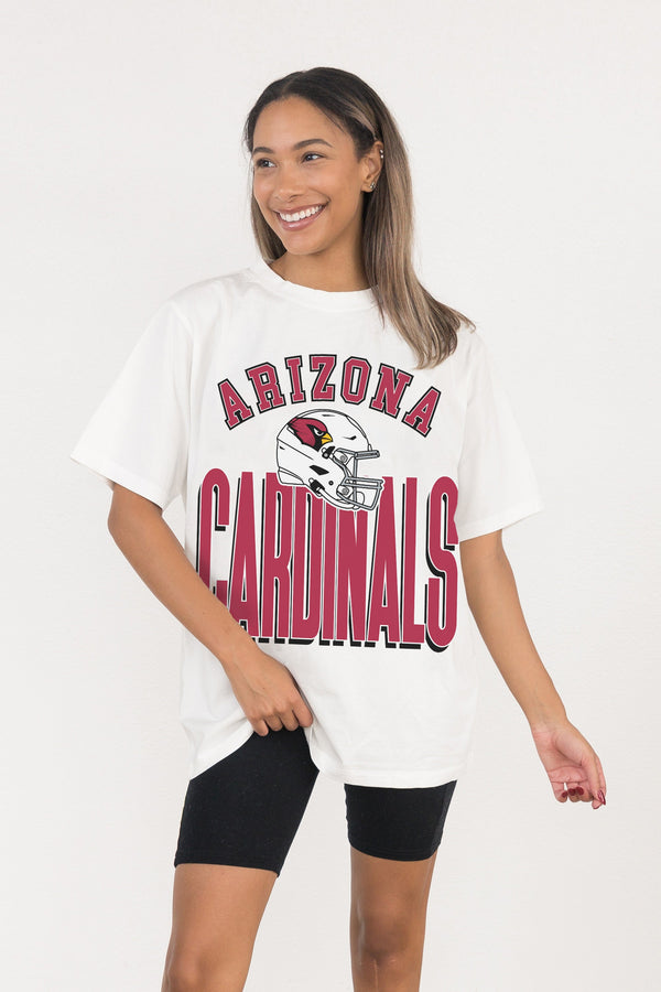 Gameday Couture ARIZONA CARDINALS FIERCE FOCUS WASHED RELAXED FIT TEE