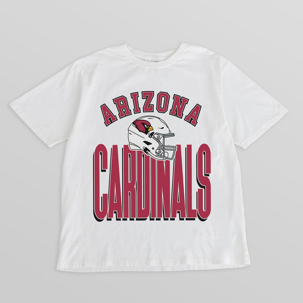 gameday couture ARIZONA CARDINALS FIERCE FOCUS WASHED RELAXED FIT TEE