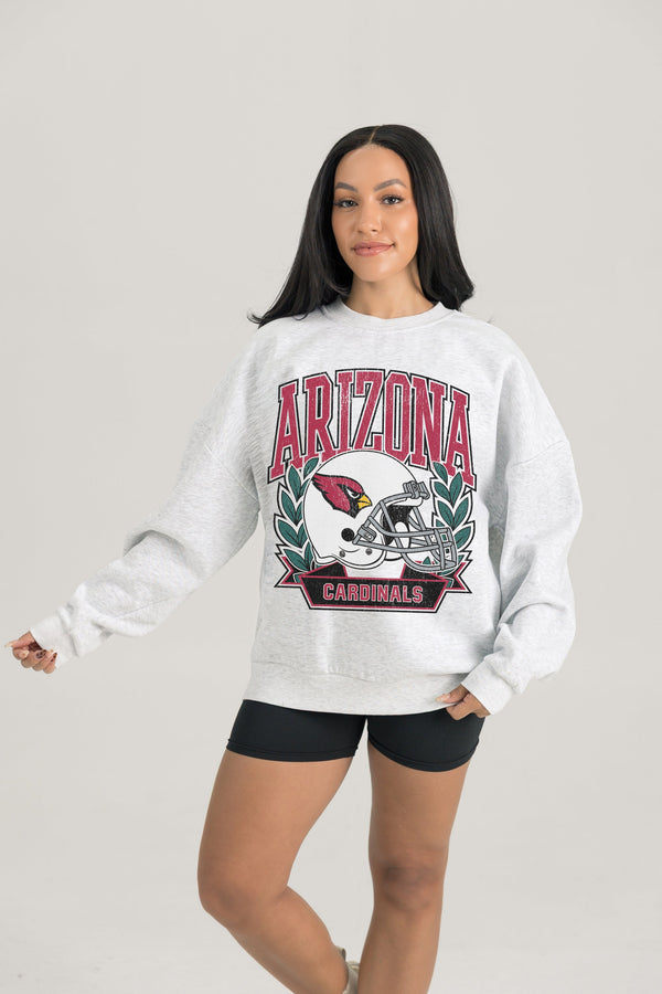 Gameday Couture ARIZONA CARDINALS Heritage Fleece Crewneck Pullover