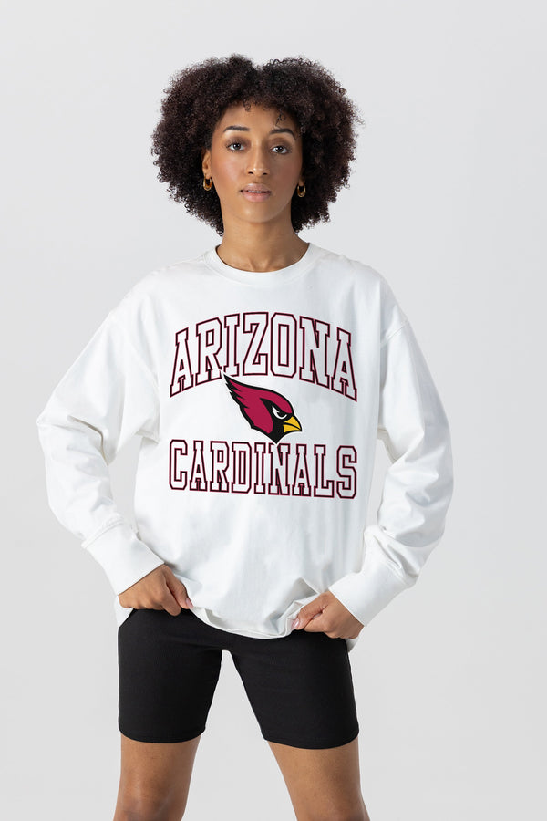 Gameday Couture ARIZONA CARDINALS Mind Games Oversized Long-Sleeve Tee