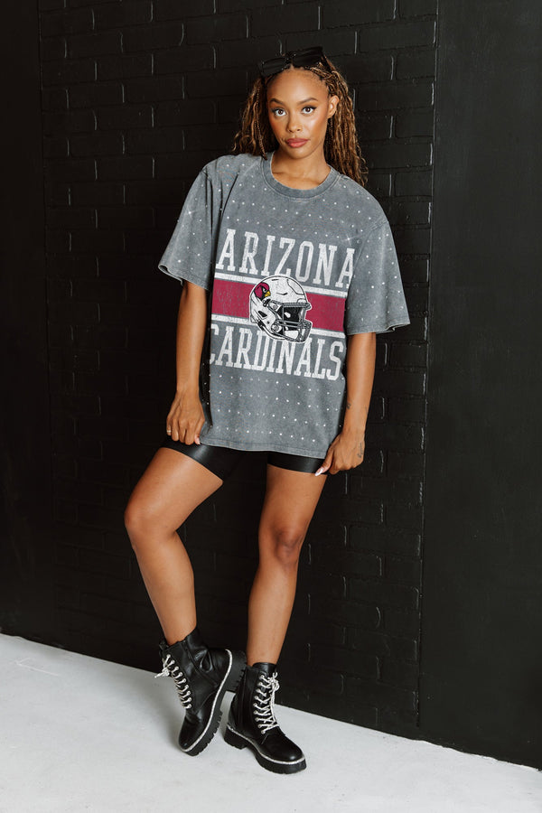 Gameday Couture ARIZONA CARDINALS On The Ball Mini Rhinestone Tee
