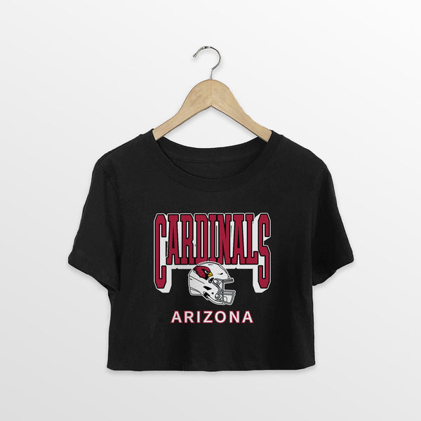 gameday couture ARIZONA CARDINALS PURE VICTORY CLASSIC CROP TEE