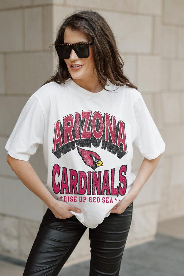 Gameday Couture ARIZONA CARDINALS Shakedown Oversized Crewneck Tee