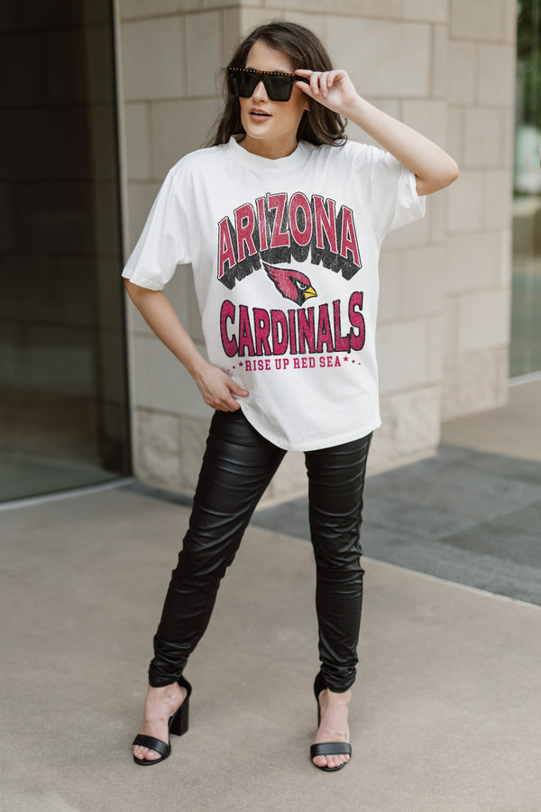 Gameday Couture ARIZONA CARDINALS Shakedown Oversized Crewneck Tee
