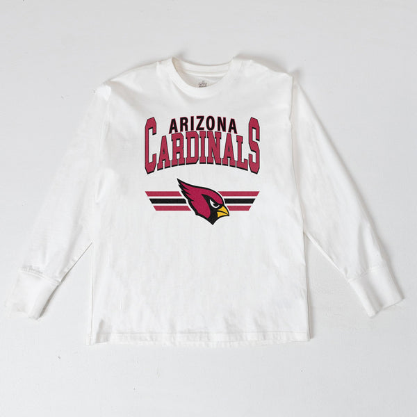 gameday couture ARIZONA CARDINALS SWIFT STRIKE ESSENTIAL RELAXED FIT LONG SLEEVE TEE