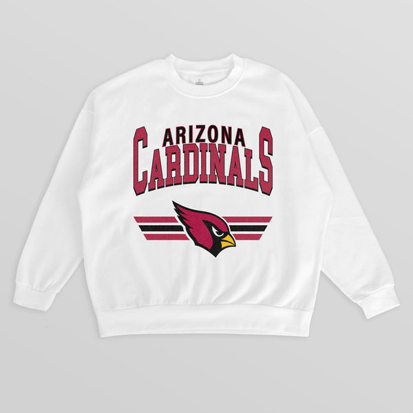 gameday couture ARIZONA CARDINALS SWIFT STRIKE PREMIUM FLEECE CREWNECK PULLOVER