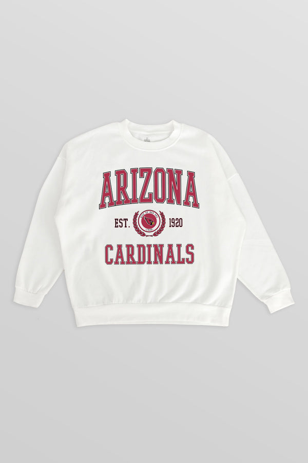 Gameday Couture ARIZONA CARDINALS Timeless Triumph Fleece Crewneck Pullover