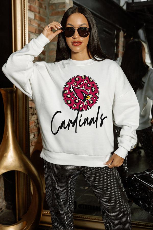 Gameday Couture ARIZONA CARDINALS WILD BREAKTHROUGH PREMIUM FLEECE CREWNECK PULLOVER