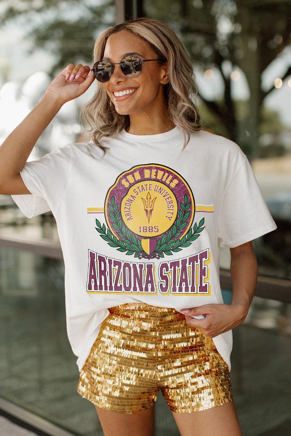 Gameday Couture ARIZONA STATE SUN DEVILS Be A Champion Oversized Tee By Madi Prewett Troutt