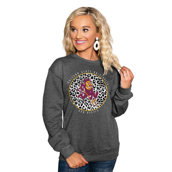 gameday couture ARIZONA STATE SUN DEVILS "CALL THE SHOTS" PERFECT CREW SWEATSHIRT