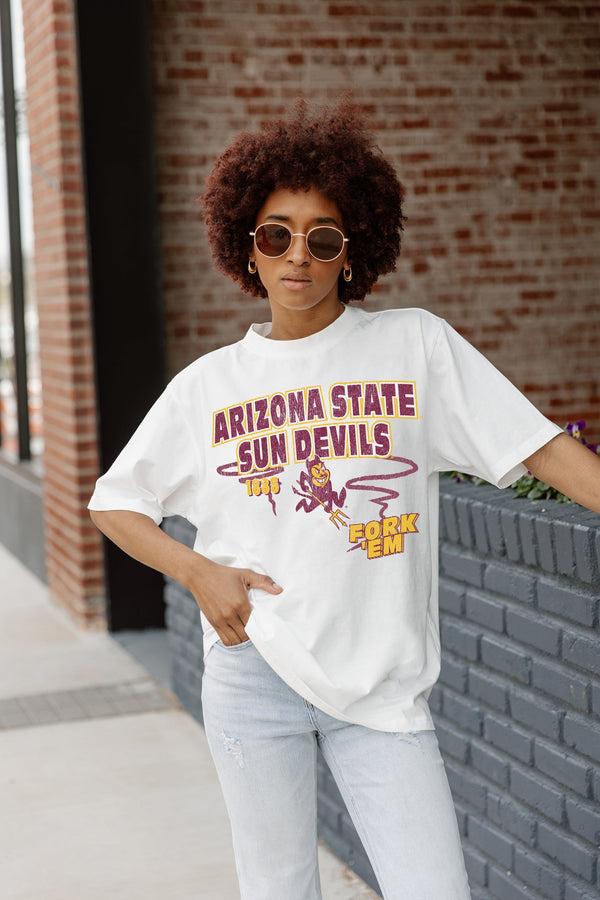 Gameday Couture ARIZONA STATE SUN DEVILS IN THE LEAD OVERSIZED CREWNECK TEE