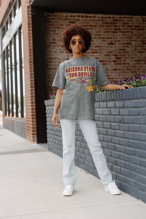 Gameday Couture ARIZONA STATE SUN DEVILS KEEP THE LEAD OVERSIZED CREWNECK TEE