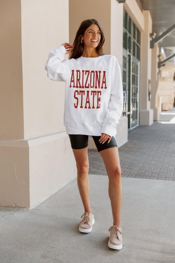 gameday couture ARIZONA STATE SUN DEVILS Play By Play Crew Fleece By Madi Prewett Troutt