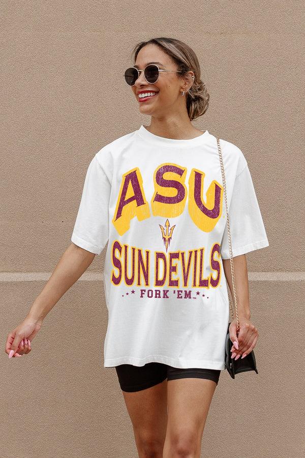 Gameday Couture ARIZONA STATE SUN DEVILS SHAKEDOWN OVERSIZED CREWNECK TEE