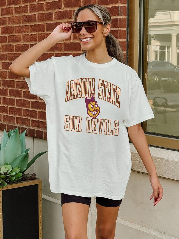 Gameday Couture ARIZONA STATE SUN DEVILS Up Your Game Oversized Tee By Madi Prewett Troutt