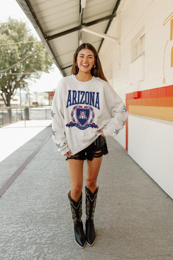 Gameday Couture ARIZONA WILDCATS Allstar Embellished Crew Pullover By Madi Prewett Troutt