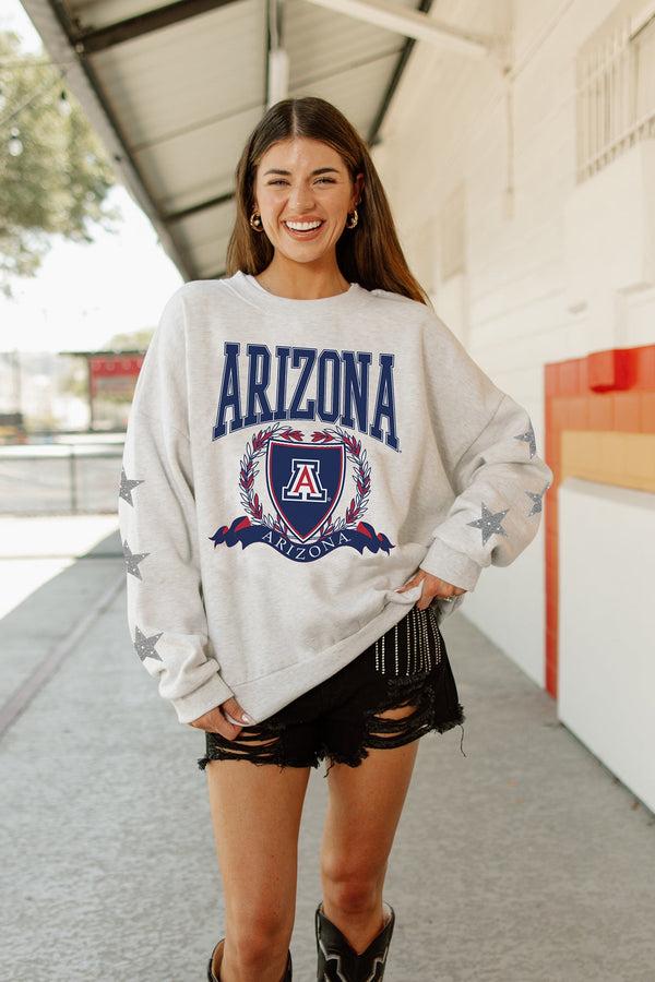 gameday couture ARIZONA WILDCATS Allstar Embellished Crew Pullover By Madi Prewett Troutt