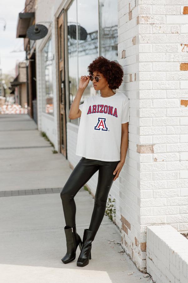 Gameday Couture ARIZONA WILDCATS AROUND WE GO SHORT SLEEVE FLOWY TEE