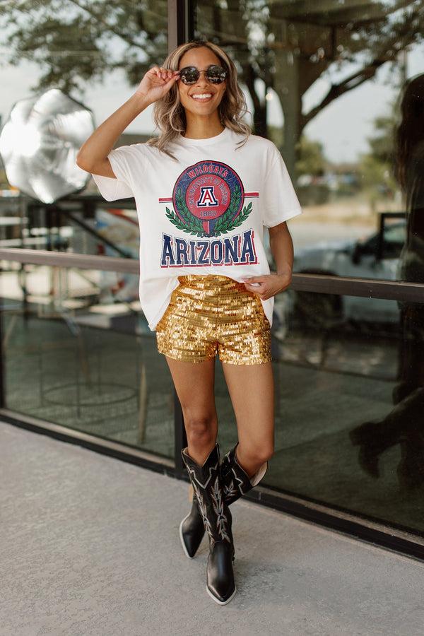 gameday couture ARIZONA WILDCATS Be A Champion Oversized Tee By Madi Prewett Troutt