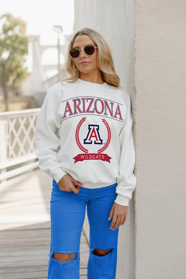 Gameday Couture ARIZONA WILDCATS Having A Ball Fleece Crew Pullover By Madi Prewett Troutt