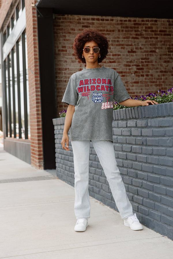 Gameday Couture ARIZONA WILDCATS KEEP THE LEAD OVERSIZED CREWNECK TEE