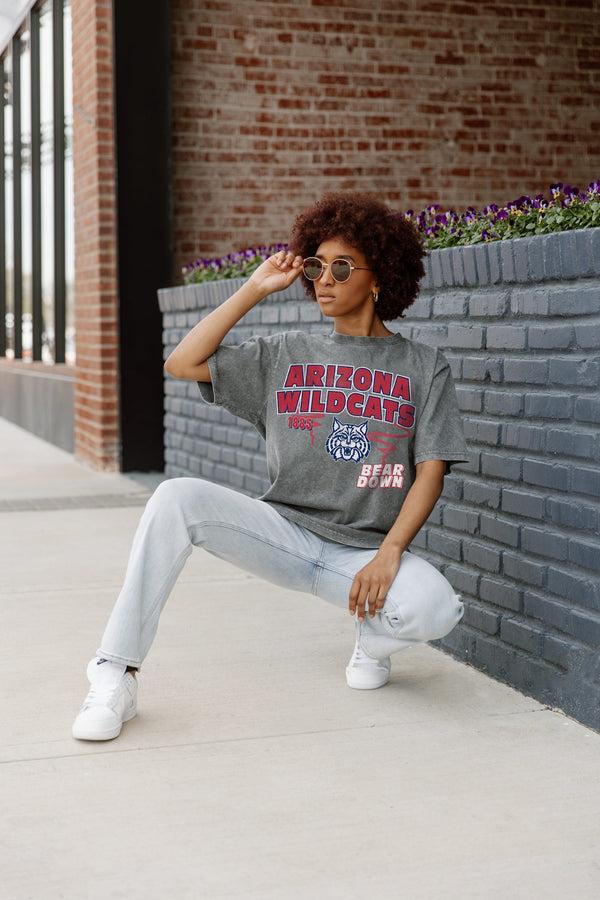gameday couture ARIZONA WILDCATS KEEP THE LEAD OVERSIZED CREWNECK TEE