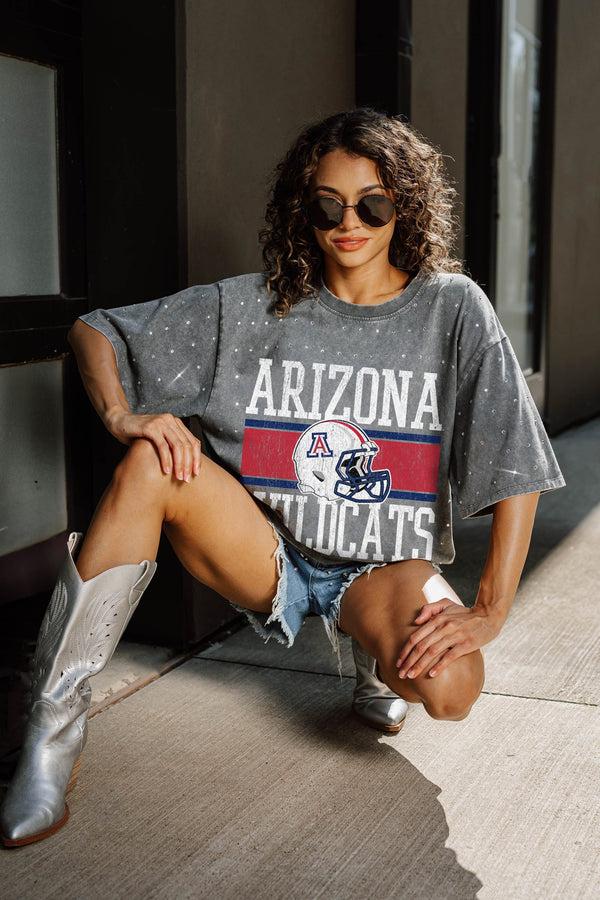 Gameday Couture ARIZONA WILDCATS ON THE BALL MINI RHINESTONE SHORT SLEEVE CLASSIC TEE