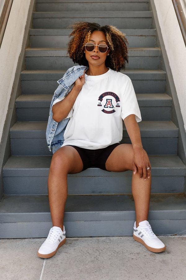 gameday couture ARIZONA WILDCATS OUT OF BOUNDS OVERSIZED CREWNECK TEE