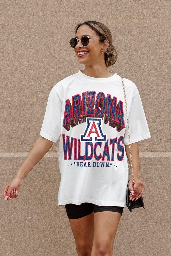 Gameday Couture ARIZONA WILDCATS SHAKEDOWN OVERSIZED CREWNECK TEE