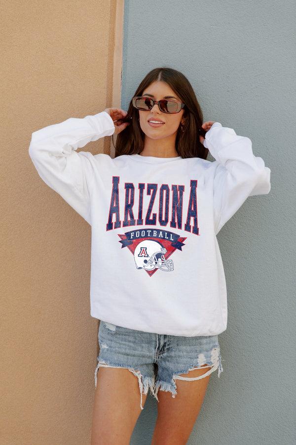 gameday couture ARIZONA WILDCATS Slow Motion Crew Fleece Pullover By Madi Prewett Troutt