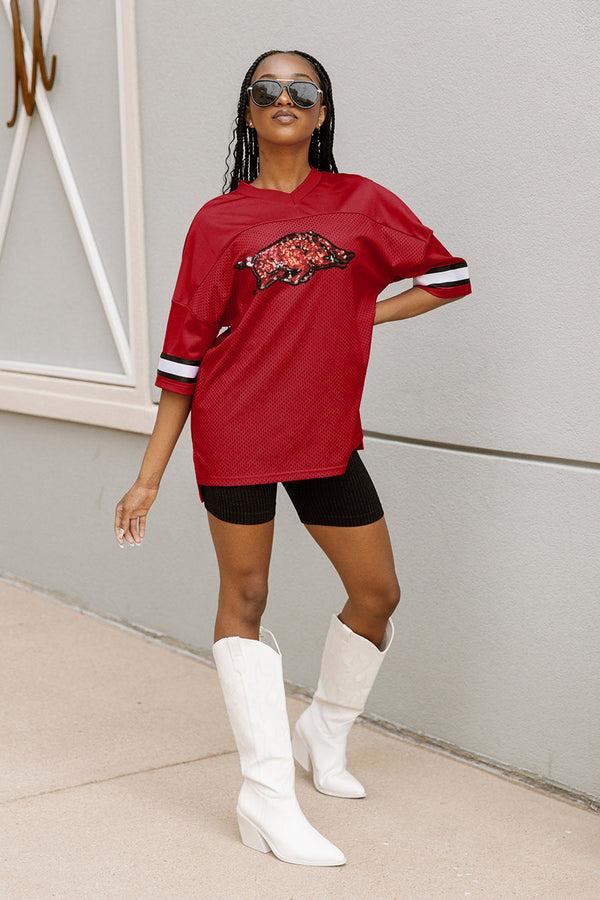 Gameday Couture ARKANSAS RAZORBACKS Rookie Move Oversized Fashion Jersey
