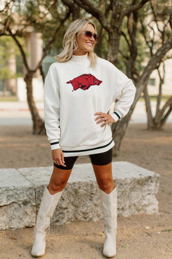 Gameday Couture ARKANSAS RAZORBACKS This Is It Mock Pullover