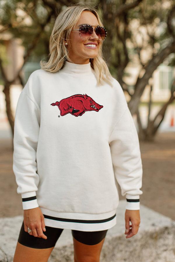 Gameday Couture ARKANSAS RAZORBACKS This Is It Mock Pullover