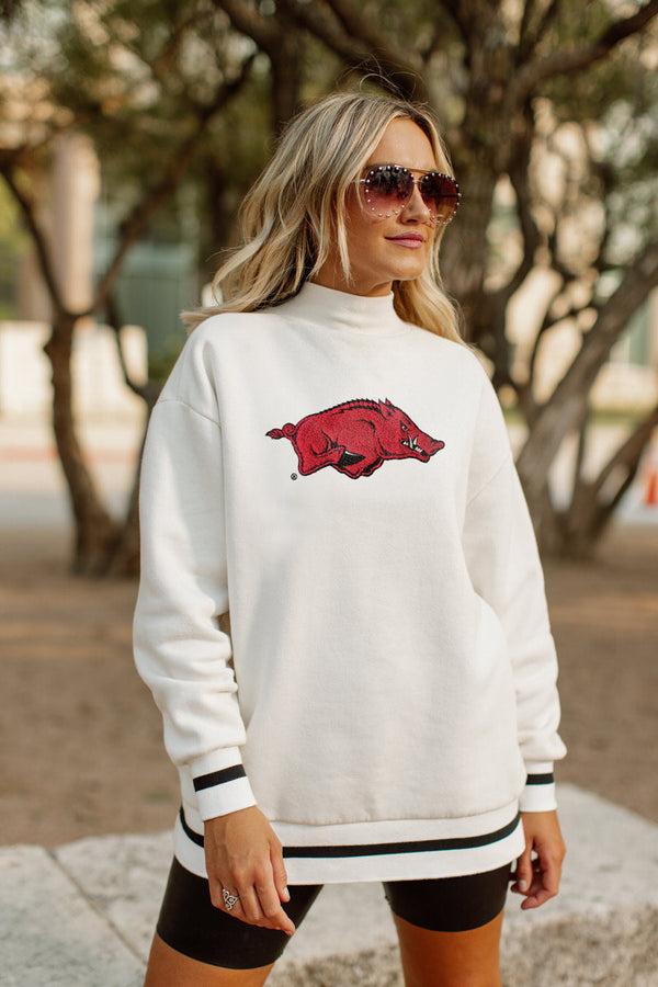 gameday couture ARKANSAS RAZORBACKS This Is It Mock Pullover
