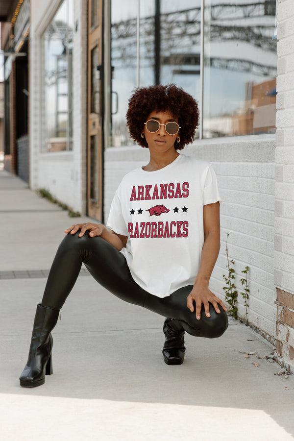 Gameday Couture ARKANSAS RAZORBACKS To The Point Flowy Tee