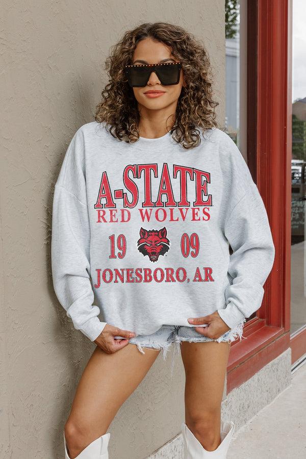 Gameday Couture ARKANSAS STATE RED WOLVES Allegiance Fleece Drop-Shoulder Pullover