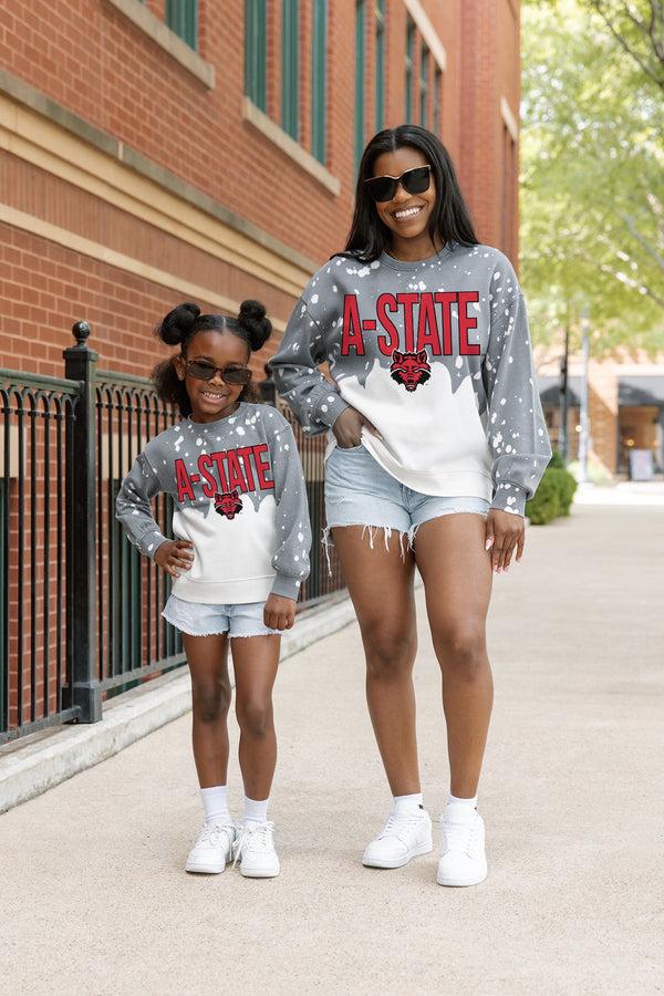 Gameday Couture ARKANSAS STATE RED WOLVES CASUAL FAN LONG-SLEEVE FRENCH TERRY PULLOVER