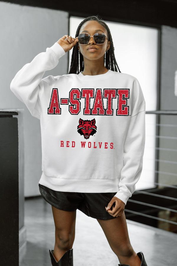 Gameday Couture ARKANSAS STATE RED WOLVES FREESTYLE PREMIUM FLEECE CREWNECK PULLOVER