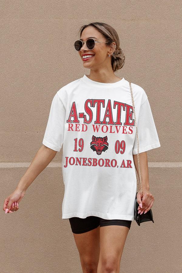 Gameday Couture ARKANSAS STATE RED WOLVES Unity Oversized Tee