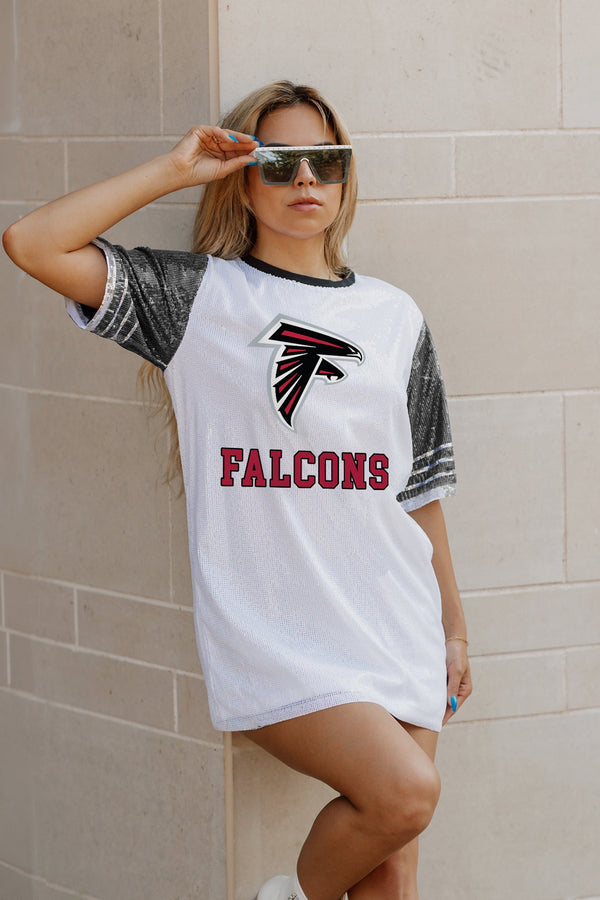 Gameday Couture ATLANTA FALCONS Bling It Sequined Jersey Dress