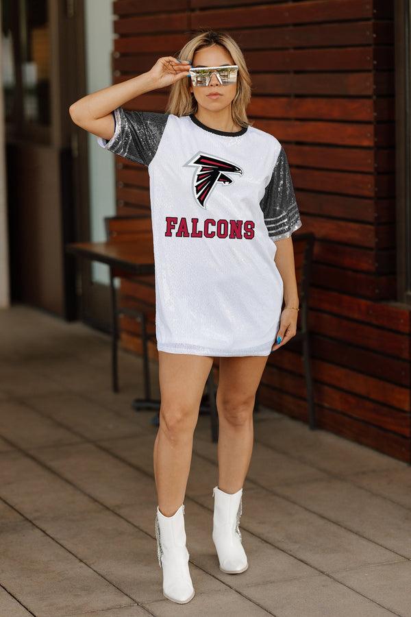 Gameday Couture ATLANTA FALCONS Bling It Sequined Jersey Dress