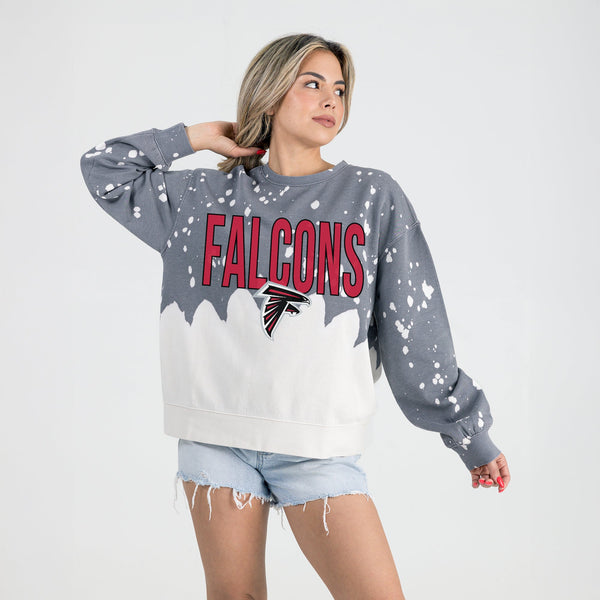 Gameday Couture ATLANTA FALCONS CASUAL FAN LONG-SLEEVE FRENCH TERRY PULLOVER