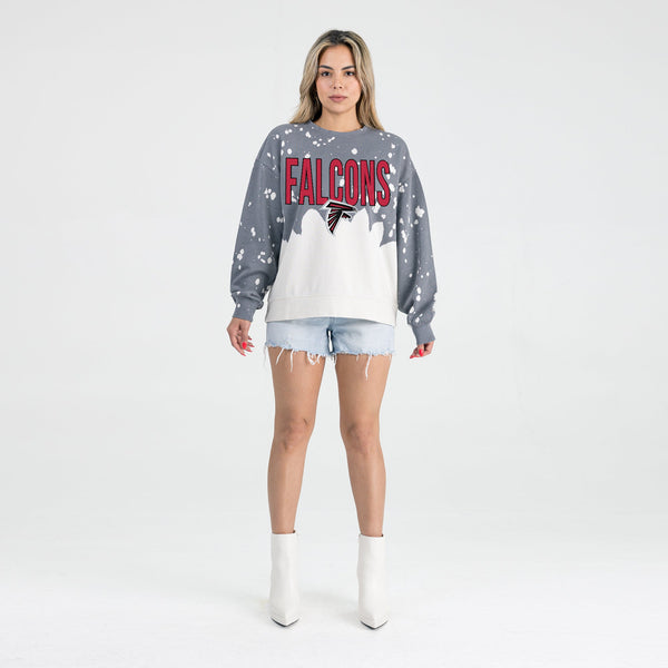 Gameday Couture ATLANTA FALCONS CASUAL FAN LONG-SLEEVE FRENCH TERRY PULLOVER