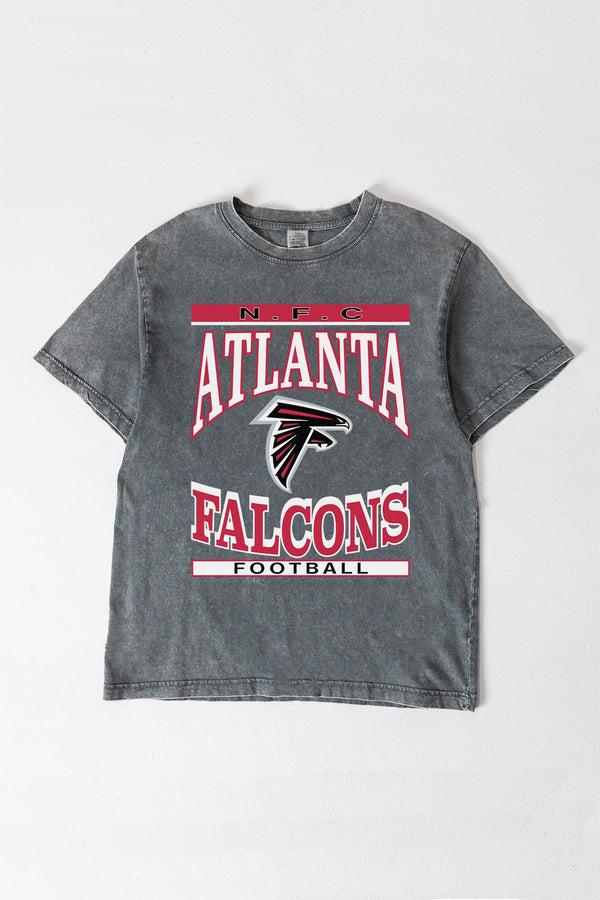 gameday couture ATLANTA FALCONS CLASSIC GRIND WASHED RELAXED FIT TEE gameday couture ATLANTA FALCONS CLASSIC GRIND WASHED RELAXED FIT TEE