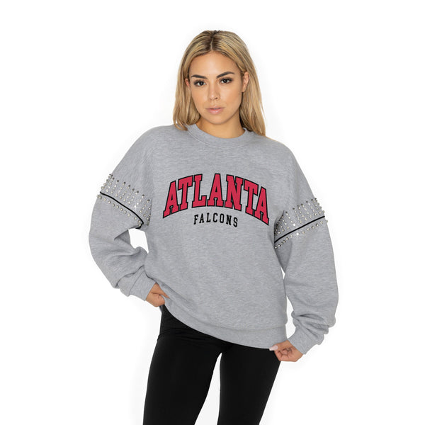 Gameday Couture ATLANTA FALCONS Competitive Edge Jewel-Trim Pullover