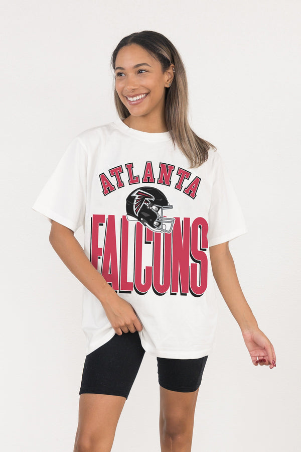 Gameday Couture ATLANTA FALCONS FIERCE FOCUS WASHED RELAXED FIT TEE