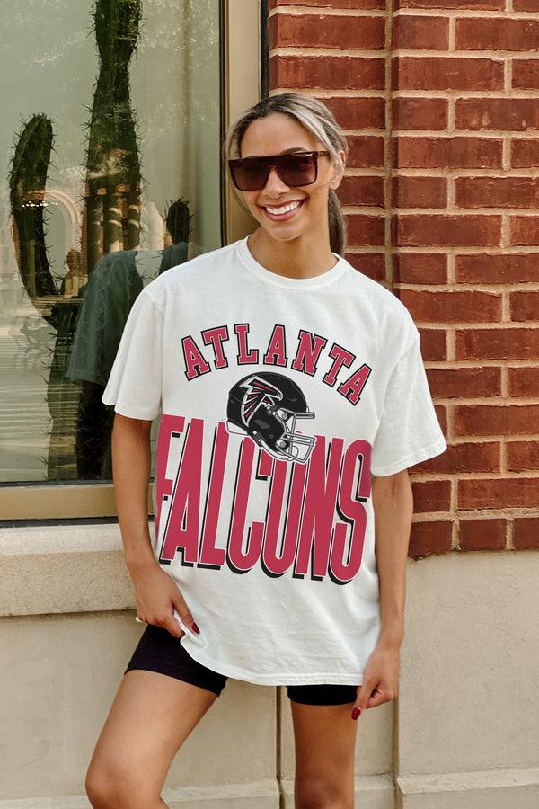 Gameday Couture ATLANTA FALCONS FIERCE FOCUS WASHED RELAXED FIT TEE