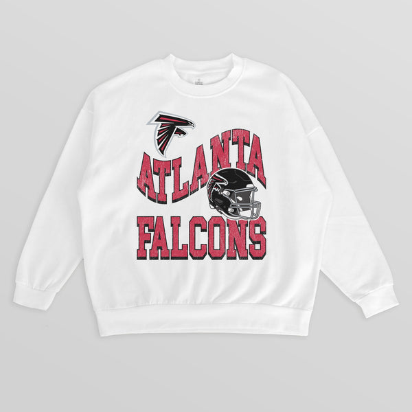 gameday couture ATLANTA FALCONS HARD EARNED PREMIUM FLEECE CREWNECK PULLOVER gameday couture ATLANTA FALCONS HARD EARNED PREMIUM FLEECE CREWNECK PULLOVER
