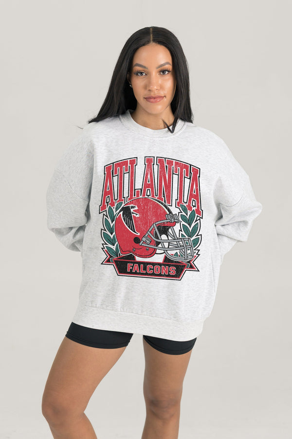 Gameday Couture ATLANTA FALCONS Heritage Fleece Crewneck Pullover