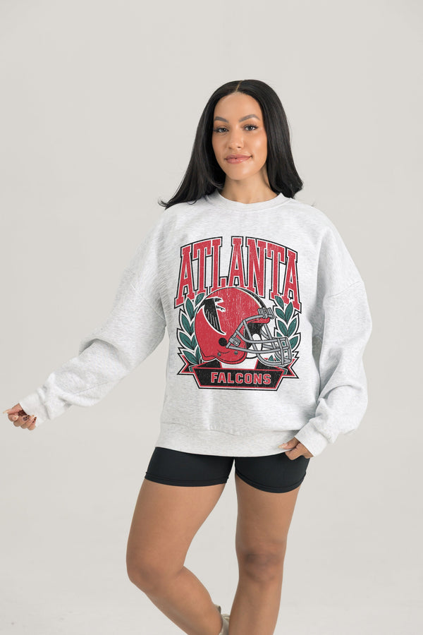 Gameday Couture ATLANTA FALCONS Heritage Fleece Crewneck Pullover